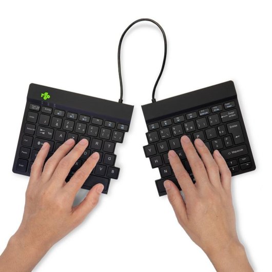 Clavier R-Go Tools Split Break magnétique ergonomique sans fil AZERTY français