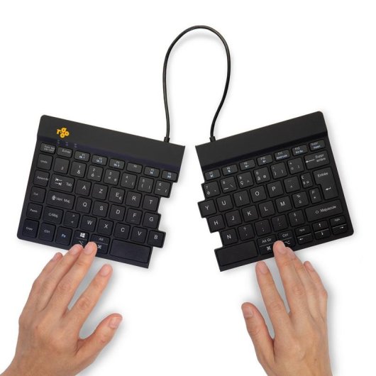 Clavier R-Go Tools Split Break magnétique ergonomique sans fil AZERTY français