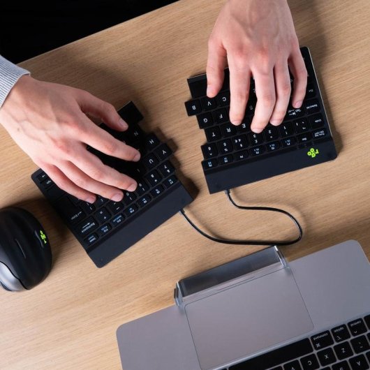 Clavier R-Go Tools Split Break magnétique ergonomique sans fil AZERTY français