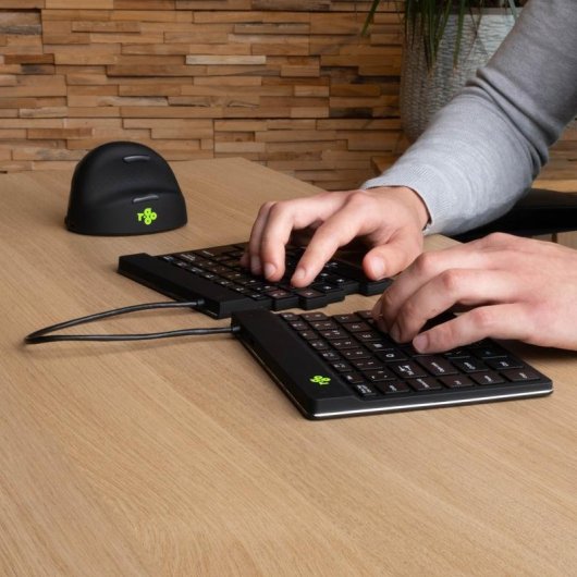 Clavier R-Go Tools Split Break magnétique ergonomique sans fil AZERTY français