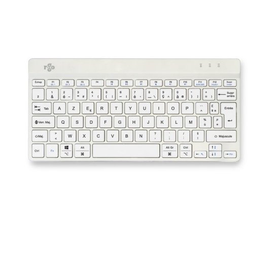 Tastatur R-Go Tools Compact Break kabellos ergonomisch AZERTY Französisch