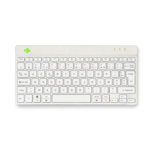 Tastatur R-Go Tools Compact Break kabellos ergonomisch AZERTY Französisch