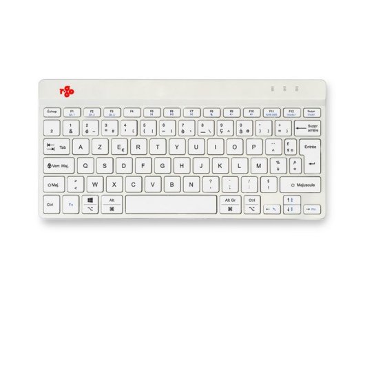 Tastatur R-Go Tools Compact Break kabellos ergonomisch AZERTY Französisch