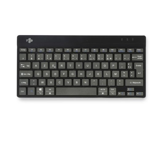 Clavier compact sans fil R-Go Tools Break ergonomique français AZERTY Bluetooth ultrafin