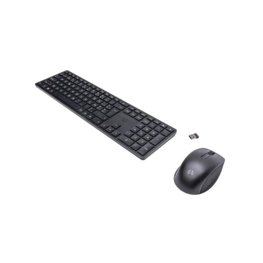 Tastatur HP 650 kabellos Membran komplett mit Maus AZERTY Belgien