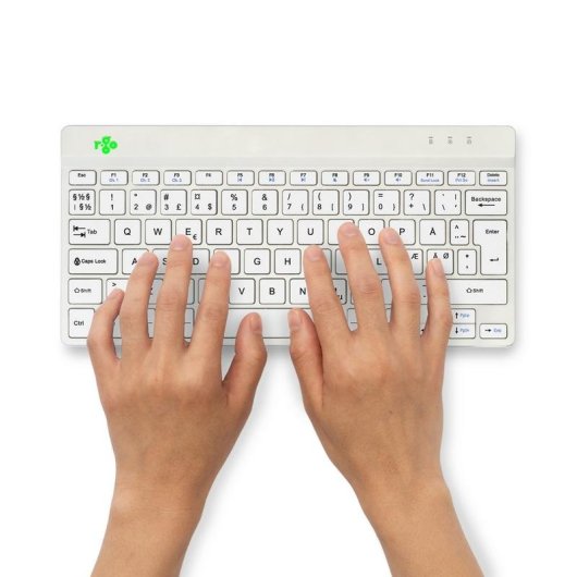 Tastatur R-Go Tools Compact Break kabellos Bluetooth mit Pausen-Software QWERTY Dutch