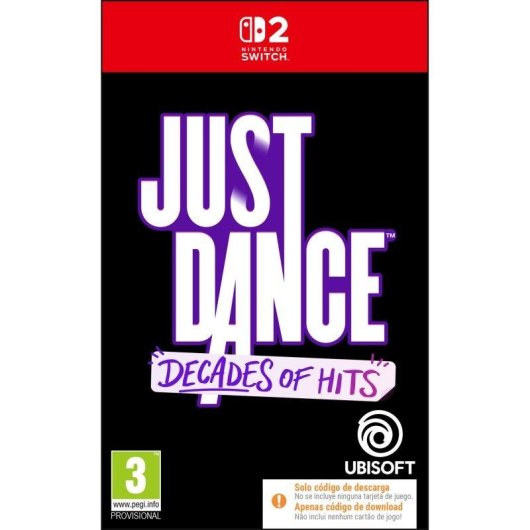 JUST DANCE: DECADES OF HITS CODE IN BOX SWITCH 2