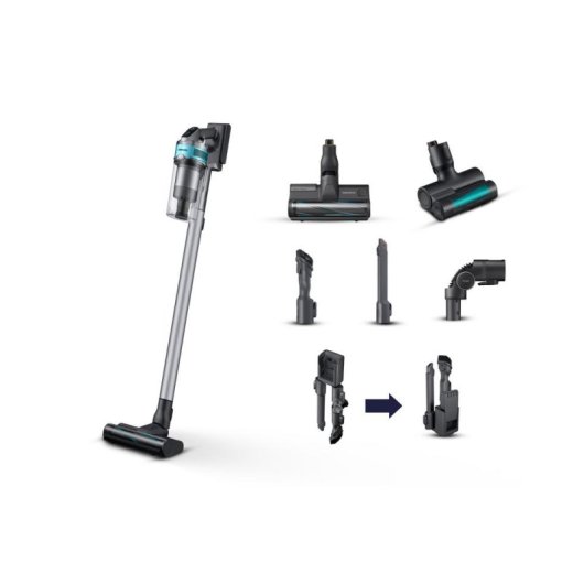 Aspirateur sans Fil Samsung Jet 75 Turbo 550W 60 min HEPA Multicyclonique Noir