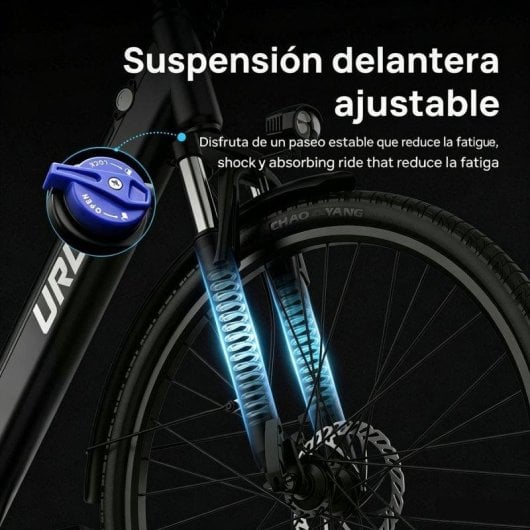 Bicicleta eletrica Urlife E26 350W Bateria removivel 48V