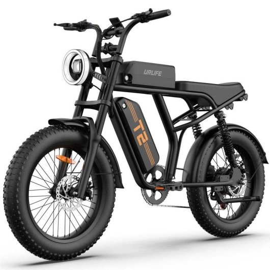 Bicicleta eléctrica URLIFE T2 500W 48V 15,6Ah Fat Tire 20" Doble Suspensión