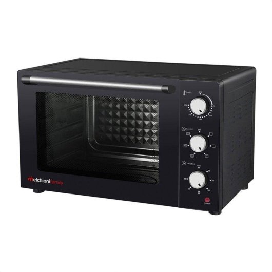 Mini Four Melchioni Family Enjoy 47 47L 1700W Chaleur Tournante Grill Noir
