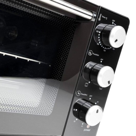 Mini Four Melchioni Family Enjoy 47 47L 1700W Chaleur Tournante Grill Noir