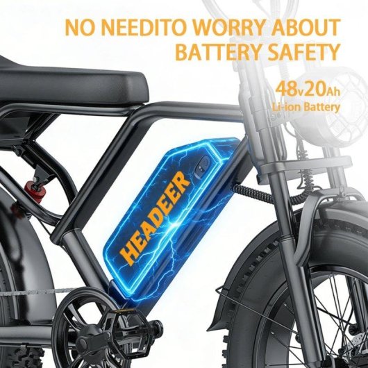 Velo electrique Headeer BK20 Tout-terrain 750 W