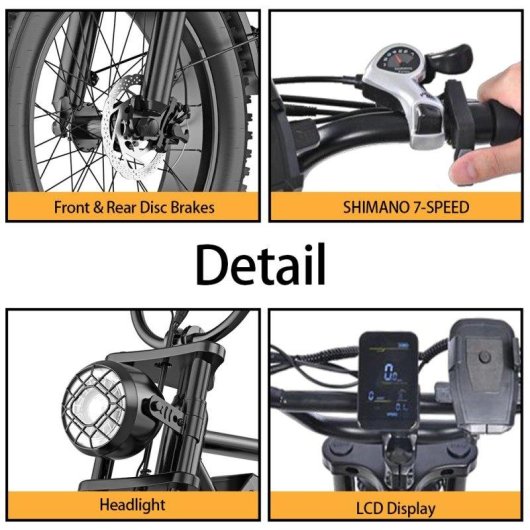 Velo electrique Headeer BK20 Tout-terrain 750 W
