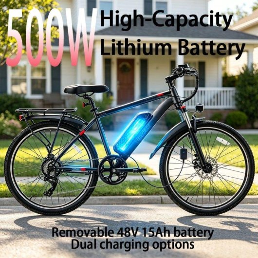Velo electrique Headeer BK1350 500 W 48 V 15 Ah