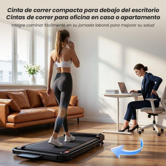 Cinta de correr Formill FT41 2 en 1 2,5HP 10 km/h inclinación 12% plegable