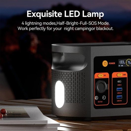 Station d’énergie Flashfish E103 179,2Wh 300W 3 ports USB LiFePO4 Onda Sinusoidale Pure