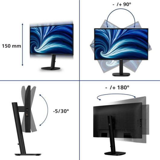 Monitor Philips 27B2N3200J 27" FullHD 120Hz IPS Altavoces Ajuste altura