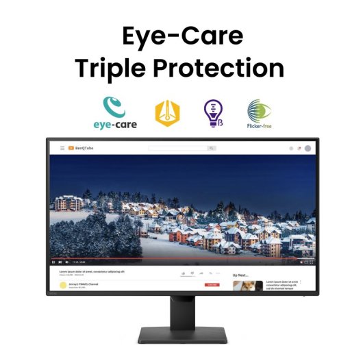 Monitor BenQ GW2790P 27" Full HD 120Hz IPS Altura Ajustable