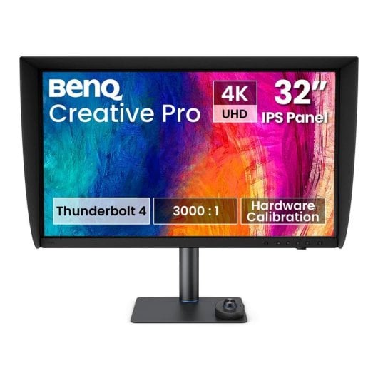 Écran PC BenQ PV3250U 31,5" UltraHD 4K 120Hz IPS HDR600 Hauteur réglable