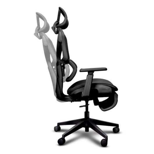 Silla Trust GXT 725 Rivara para videojuegos con respaldo de malla y asiento acolchado