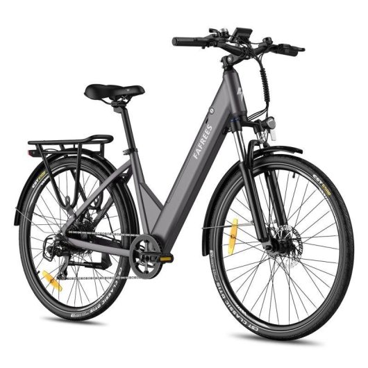 Bicicleta Elétrica Fafrees F28 Pro Motor 250W Bateria 36V 15Ah 27,5 Polegadas Cinzento