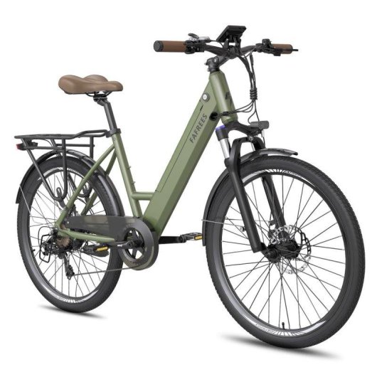 Bicicleta Elétrica Fafrees F26 Pro 250w 36v 15ah 26" Verde Urbana