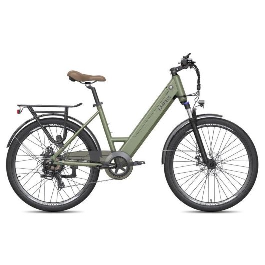 Bicicleta Elétrica Fafrees F26 Pro 250w 36v 15ah 26" Verde Urbana