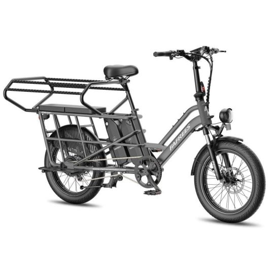 Bicicleta Elétrica Fafrees FF20 CUV Motor 250W Duas Baterias 48V 12Ah 20" Cinza