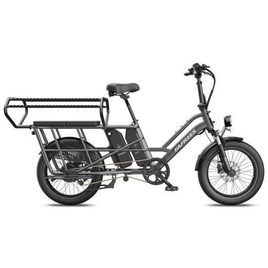 Bicicleta Elétrica Fafrees FF20 CUV Motor 250W Duas Baterias 48V 12Ah 20" Cinza