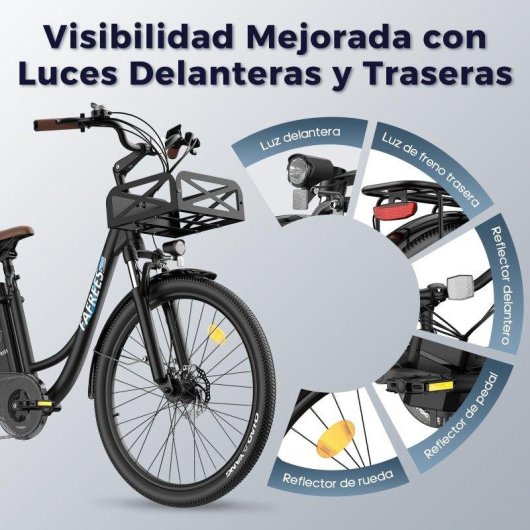 Bicicleta Elétrica Fafrees F26 Lasting 250W 36V 25Ah 26" Azul