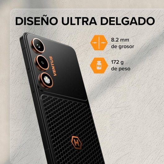 HAMMER Ventus 5G 8GB 256GB 6.77" Schwarz