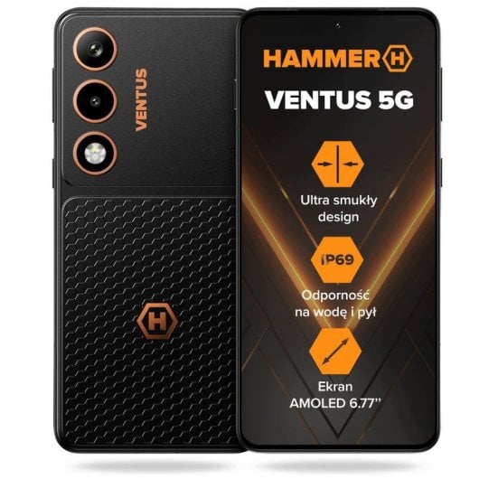 HAMMER Ventus 5G 8GB 256GB 6.77" Schwarz