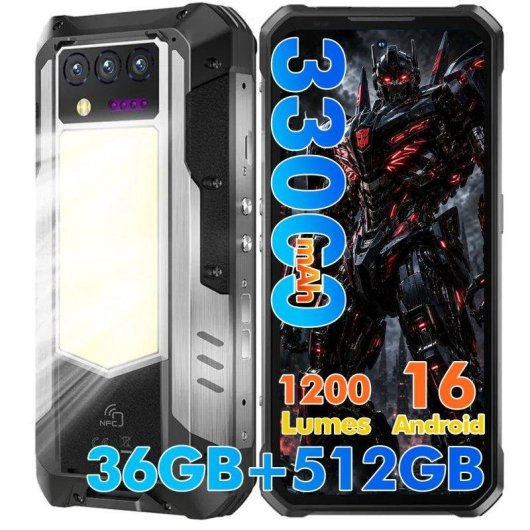 Oukitel WP100 Plus 4G 12GB 512GB 6.8" Orange