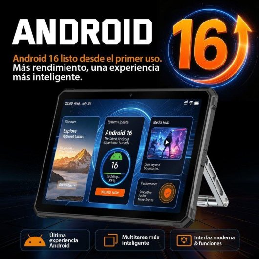 Tablet Rugtake T5 Pro WiFi + 5G 11" 32GB 256GB Naranja