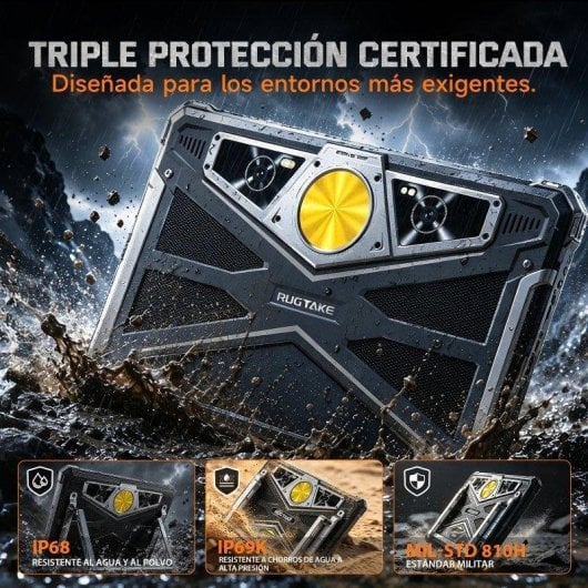 Tablet Rugtake T5 Pro WiFi + 5G 11" 32GB 256GB Naranja