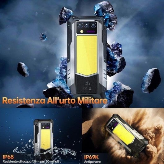 Oukitel WP100 Titan 5G 12GB 512GB Schwarz 6,8" IP68