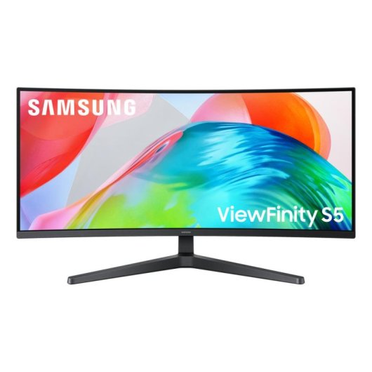 Monitor PC Samsung S55GH 34" Curvo UltraWide Quad HD 120Hz VA FreeSync Premium HDR10 Flicker Free