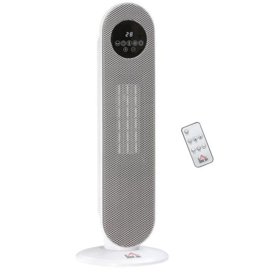 Calefactor cerámico Homcom 820-298V90WT 1300W/2000W con mando