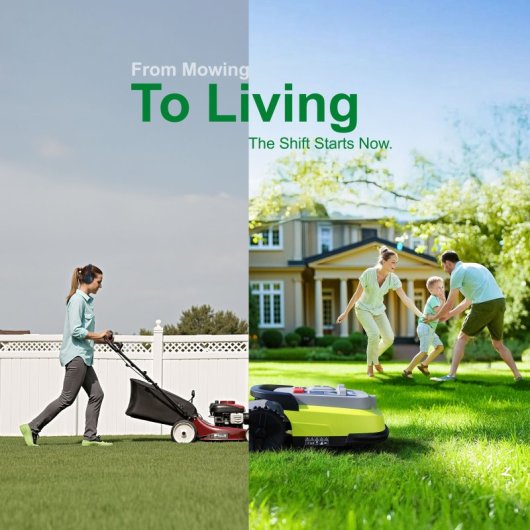 Lawn Mowers 1000m2 App Control Pendiente 55% Gestión Multizona Protección Antivo