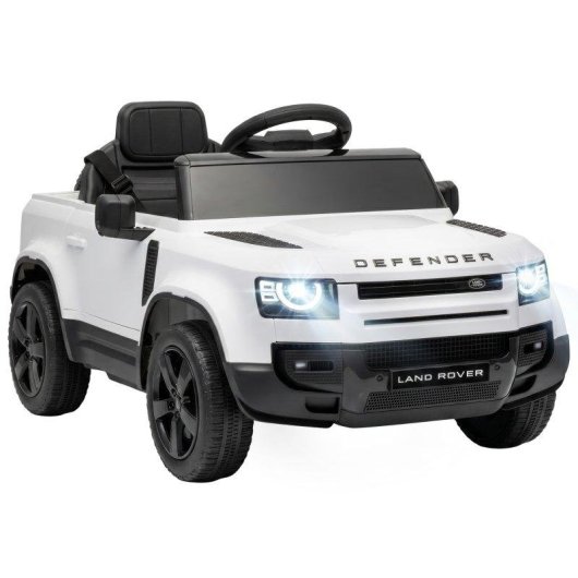 Carrinho eletrico SUV para criancas Land Rover Defender 12V com controlo remoto
