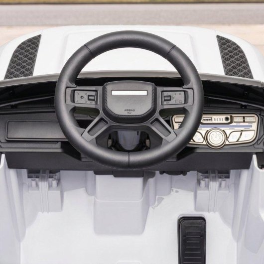 Carrinho eletrico SUV para criancas Land Rover Defender 12V com controlo remoto