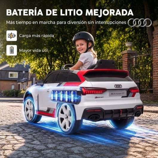 Coche eléctrico infantil Aiyaplay Audi RS 6 Avant GT 12V con mando a distancia