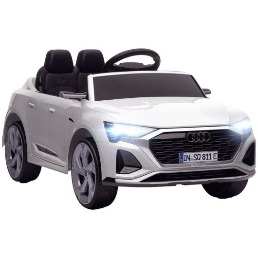 Carro Elétrico Infantil 12V Audi Q8 Etron Sportback Branco Aiyaplay