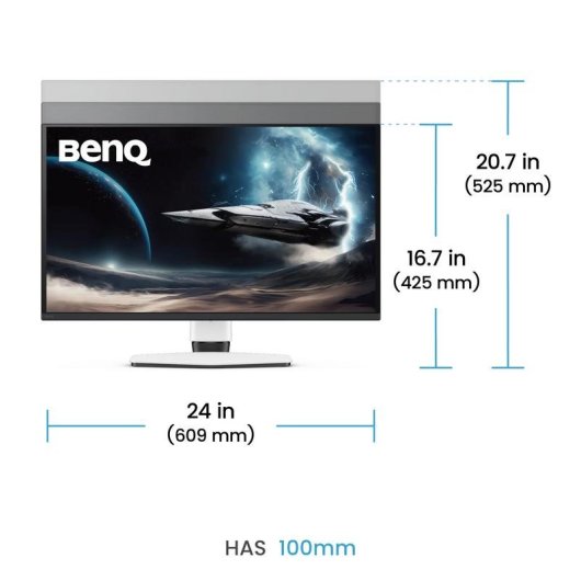 Monitor BenQ EX271QMZ 26,5" Quad HD 240Hz QD-OLED HDR10 Höhenverstellbar