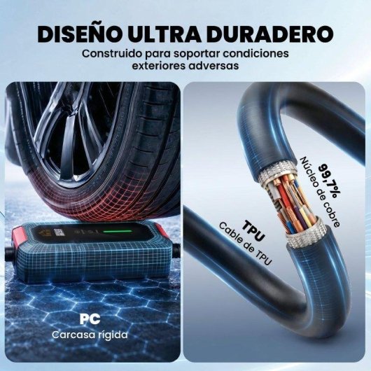 Cabo de Carga Automóveis Elétricos Homcom Tipo 2, 3,7 kW, 5 m, 6-16A, Temporizador Preto