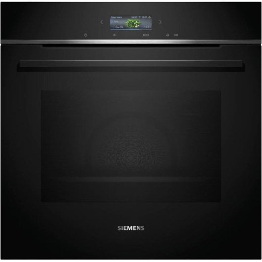 Forno Multifunções Siemens iQ500 HB772A1B1 Pirolítico+Hidrolítico 71L 60cm A+ AirFryer WiFi Preto