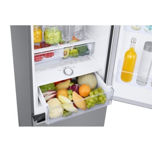 Frigorifero Combi Samsung RB38C676CS9 No Frost 203cm 390L C Acciaio Inox WiFi IA