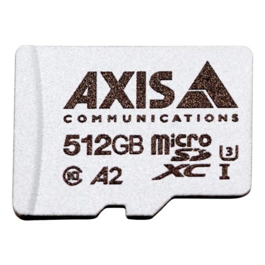 Cartão MicroSDXC Axis Surveillance Card 512 GB Classe 10 U3 Prateado