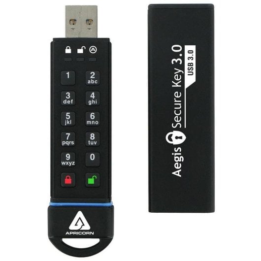 Clé USB SanDisk Apricorn Aegis Secure Key 3.0 240 Go cryptée
